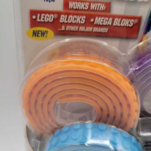 Build Bonanza Self Adhesive Peel & Stick Tape for Legos or Mega Bloks Blocks - Picture 3 of 8